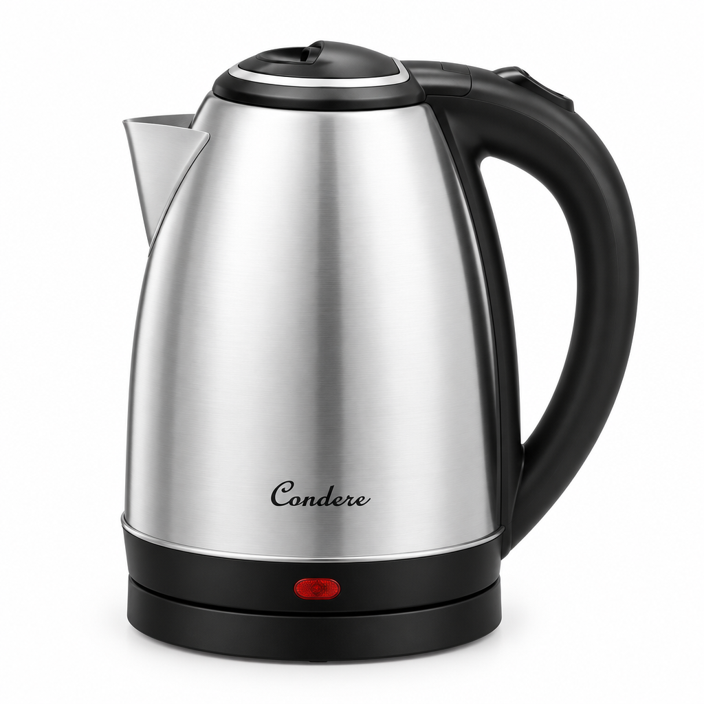 Condere Electric Kettle Stainless Steel Cordless 2L - LX-2001